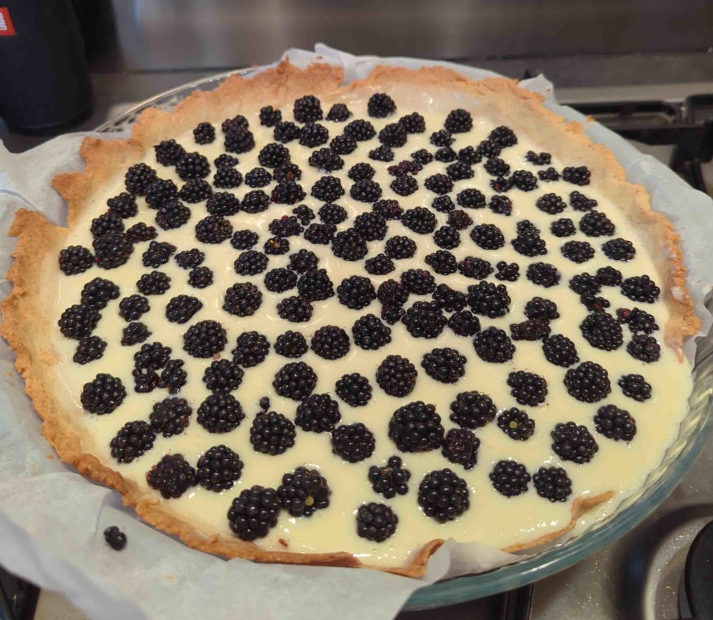 Tarte aux mûres faite maison